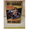 Image 1 : My Garage tin sign