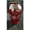 Image 3 : 2 Royal Ruby Anchor Glass Vases