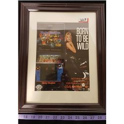 Harley Davidson Wood Framed Print