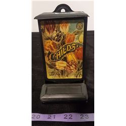 Tin Match Holder