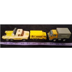 3 X Die Cast Trucks