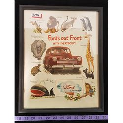 Ford Framed Ad