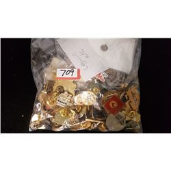 Assorted Pins , Buttons - Legions Etc.