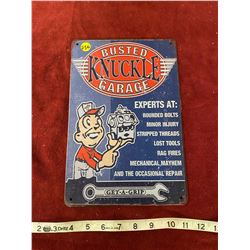 Reproduction Tin Sign 12"x9"