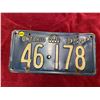 Image 1 : 1955 Ontario License Plate