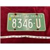 Image 1 : 1963 Ontario License Plate