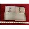 Image 5 : (2) Flat 50's Cigarette Tins