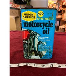 Quart Motorcycle Oil Can (Full)