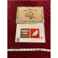 (2) White Owl Cigar Boxes
