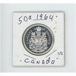 1964 Canada 50 Cent Coin