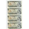 Image 1 : (4) 1973 Canada 1$ Bills