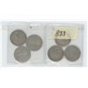 Image 1 : (6) 25 Cent Coins (1930's-50's)