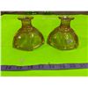 Image 1 : Depression Glass Candle Holders  ( Oyster & Pearl)
