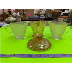 Lot Creamers ( Floragold , Fine Rib , Sugar Lid)