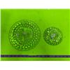 Image 4 : 2 Bubble Glass Plates 5.5" X 9.5"