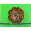 Image 3 : Carnival Glass Bowl 9" Ruffled Edge