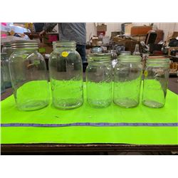 5 Clear Sealers Various Sizes