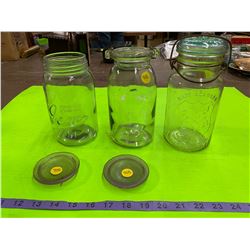 3 Lift Top Sealers & Purple Lids