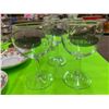 Image 3 : Lot Wine Glasses Plates Etc.