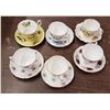 Image 1 : Lot China Tea Cups & Saucers