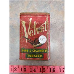 Velvet pipe tobacco can