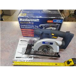 Mastercraft cordless circular saw (no battery)