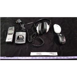 Lot Vintage Headphones & Misc. Electronics