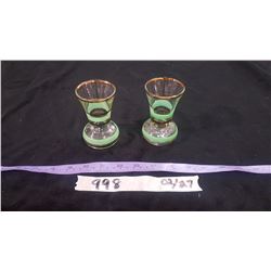2 Glass Decanters