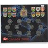 Image 1 : 2000 Canada Quarters on Millennium Board