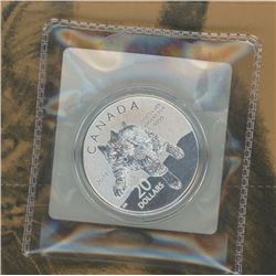 2014 $20 Canada Goose 99.99% Silver