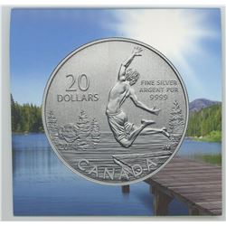 2014 $20 Summertime 99.99% Silver