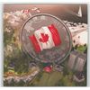 Image 1 : 2015 $25 Canada Flag COLOURED   99.99% Silver