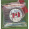 Image 3 : 2015 $25 Canada Flag COLOURED   99.99% Silver