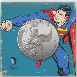 2015 $20 Superman   99.99% Silver