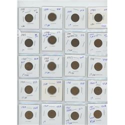 36 Pennies 1941-1979