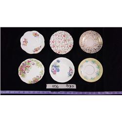 Lot Various China Saucers