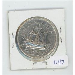 1949 Canadian $1 Coin