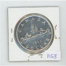 1946 Canadian $1 Coin