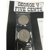 Image 4 : George V 5 Cents 1930, 1931, And 1932