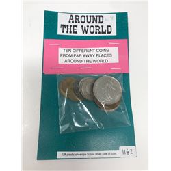 Worlds Coins- Package Of Ten Different coins