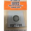 Image 2 : 1893 Queen Victoria Silver Ten Cents-Very Fine