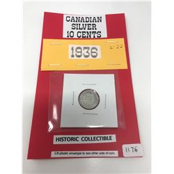 1936 George V Silver Ten Cents
