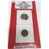 Image 1 : 1929- The Year Stock Market Crashed-One Cent And 5 Cent Coins