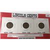 Image 2 : U.S. Lincoln One Cent 1913, 1914, And 1915 Scarcer Dates- All Very Fine