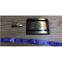 RCMP Tie Clip + RCMP Cigarette Case