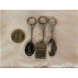 Various Keychains (Metal)