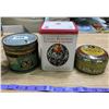 Image 1 : 3 Tins Collector Tins "Canada Remembers" + Rawleighs + Etc.