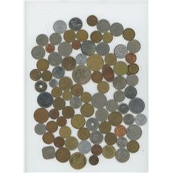 Jar of 80 Assorted Coins