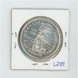 1858-1958 Canadian $1 Coin