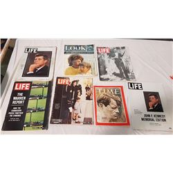 Lot JFK & Robert Kennedy Magazines